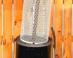 115 - Metal Jeep Faux Gas Pump - 86" x 16"
