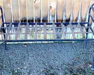170 - Metal Bench - 26" x 54" x 16"
