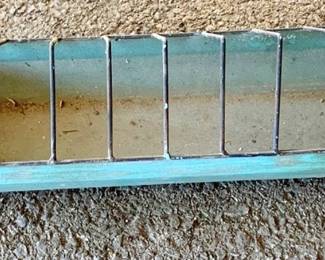 153 - Metal Divided Planter - 20" x 6" x 7"
