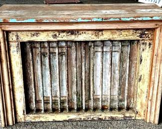 215 - Wood Console Stand - 35" x 50" x 19"
