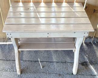 139 - Wood Table - 17" x 26" x 22"
