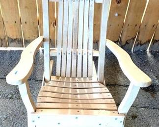 132 - Wood Child's Rocker - 19" x 24" x 30"
