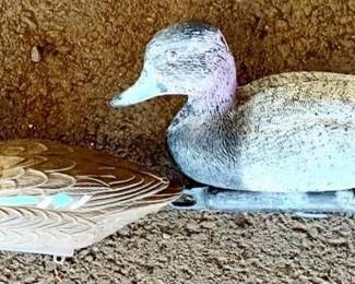 179 - 2 Plastic Duck Decoys - 12" Long
