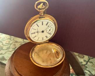 Antique pocket watch gold 