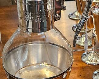 Silverplate coffee carafe
