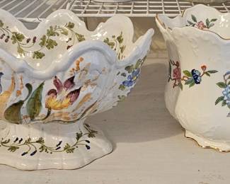 Hand-painted compote