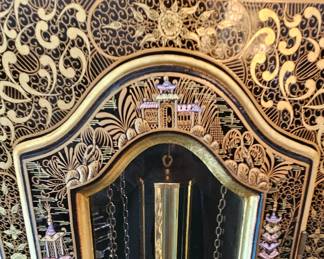 Detail of the grandfather clock