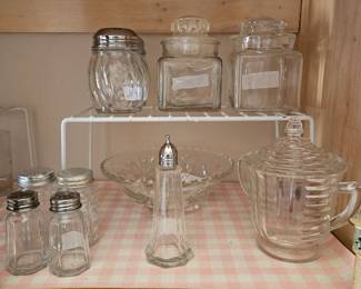 Great selection of kitchen glass pieces