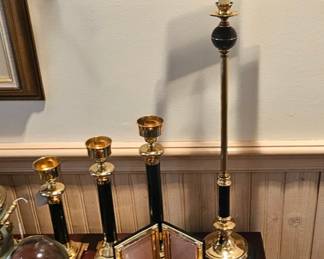 Fantastic brass and black accessories