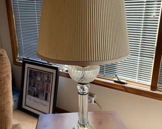 Glass Lamp $ 90.00 