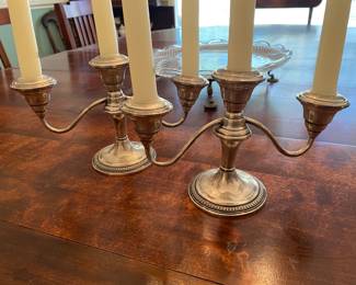 Sterling Candlesticks $ 58.00 each (2 available)