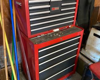 Craftsman 2 Piece Rolling Tool Chest and Contents $ 220.00