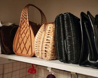 Nice vintage straw purses