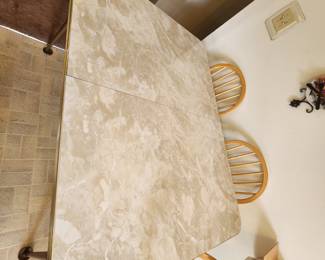 50s Aluminum dining table