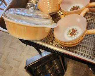 Fire King casserole and serving dishes