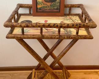 Vintage Rooster Table