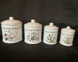 4 Lillian Vernon Canisters