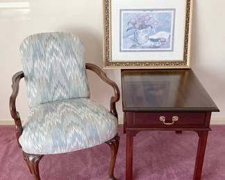 Tulips, Table And A Chair