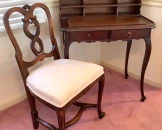  02 Antique Desk And Chair