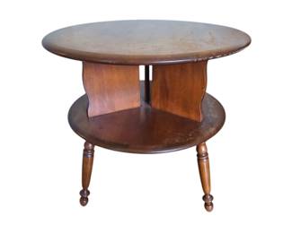 Early American VINTAGE Hardrock maple divider table