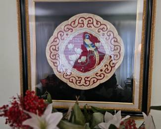 Additional Framed silk