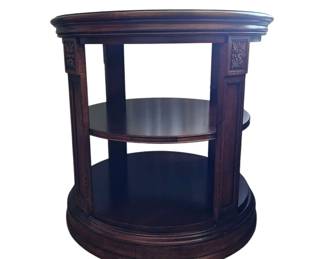 Three tiered Ethan Allen occasional table
