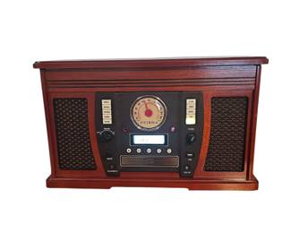 RCA victrola with turntable and FM/AM radio