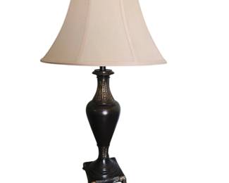 Heavy Bronze lamp and shade