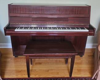 Closeup of SAMICK Piano