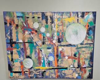 Large original ABSTRACT on canvas