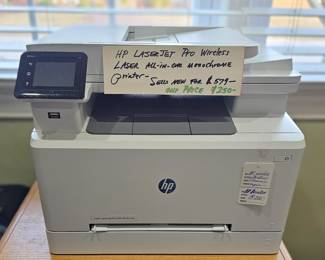 HP Lasjet printer and scanner