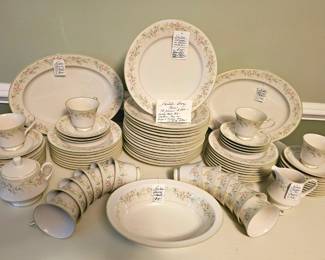 Set of Noritake China service for 16 - pattern "Ivory" 72 total pieces