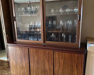 Mid Century Breakfront Credenza