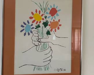 Picasso's "Bouquet of Peace" (Flowers in Hand)