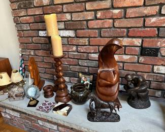 Woos & Metal Statues, Candle Holders, Decorative Items