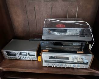 Sony Electronics - Turn Table, Receiver, CD Player, Cassette Deck