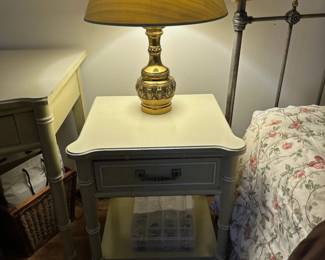 Pair of Side Tables, Lamps