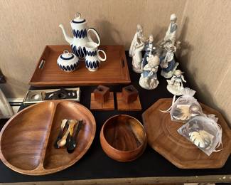 Lladro, Wood Serving Dishes
