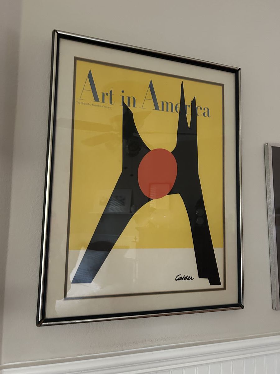 Alexander Calder Art Exhibit Lithograph