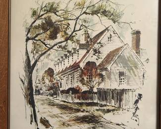 John Hayman Signed Watercolor