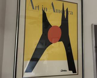 Alexander Calder Art Exhibit Lithograph