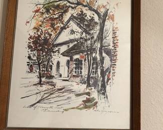John Hayman Signed Watercolor