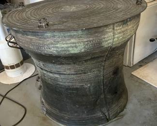 Burmese Frog (Rain) Drum - BronzeReal not reproduction