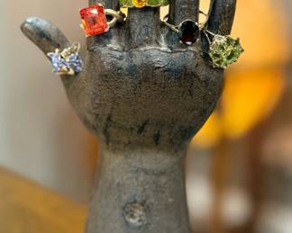 10K GOLD Rings with Semi-Precious Stones