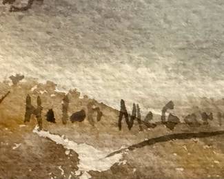 Original Signed Watercolor