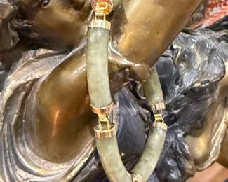 Jade and 14K GOLD Bracelet