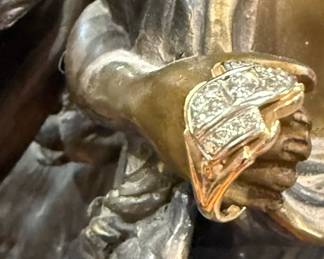 14K GOLD and Diamond Cocktail Ring