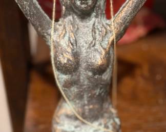 14K GOLD Necklace with Ruby Pendant