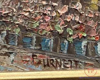 Original Oil on Canvas Signed BURNETT