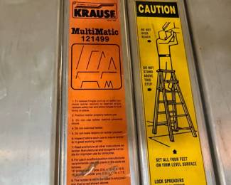 Krause Multimatic Model 121499 16' Folding Ladder